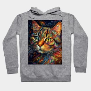 Close-up of a cat's head. Hoodie